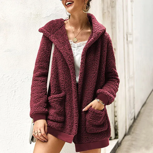 2019 Winter Women Faux Fur Coat Warm Outwear