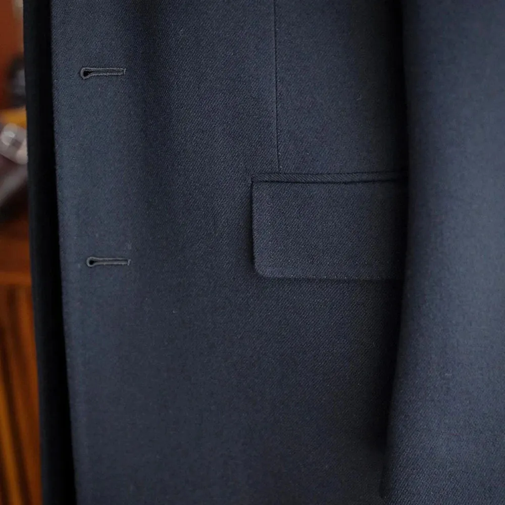 Aidase Simple Classic England Style Cotton Overcoat Men Thick Custom Made Single Breasted Pocket Coat Casual Winter Warm Jacket