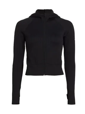 Alo Yoga
 Cable-Knit Cropped Fleece Jacket