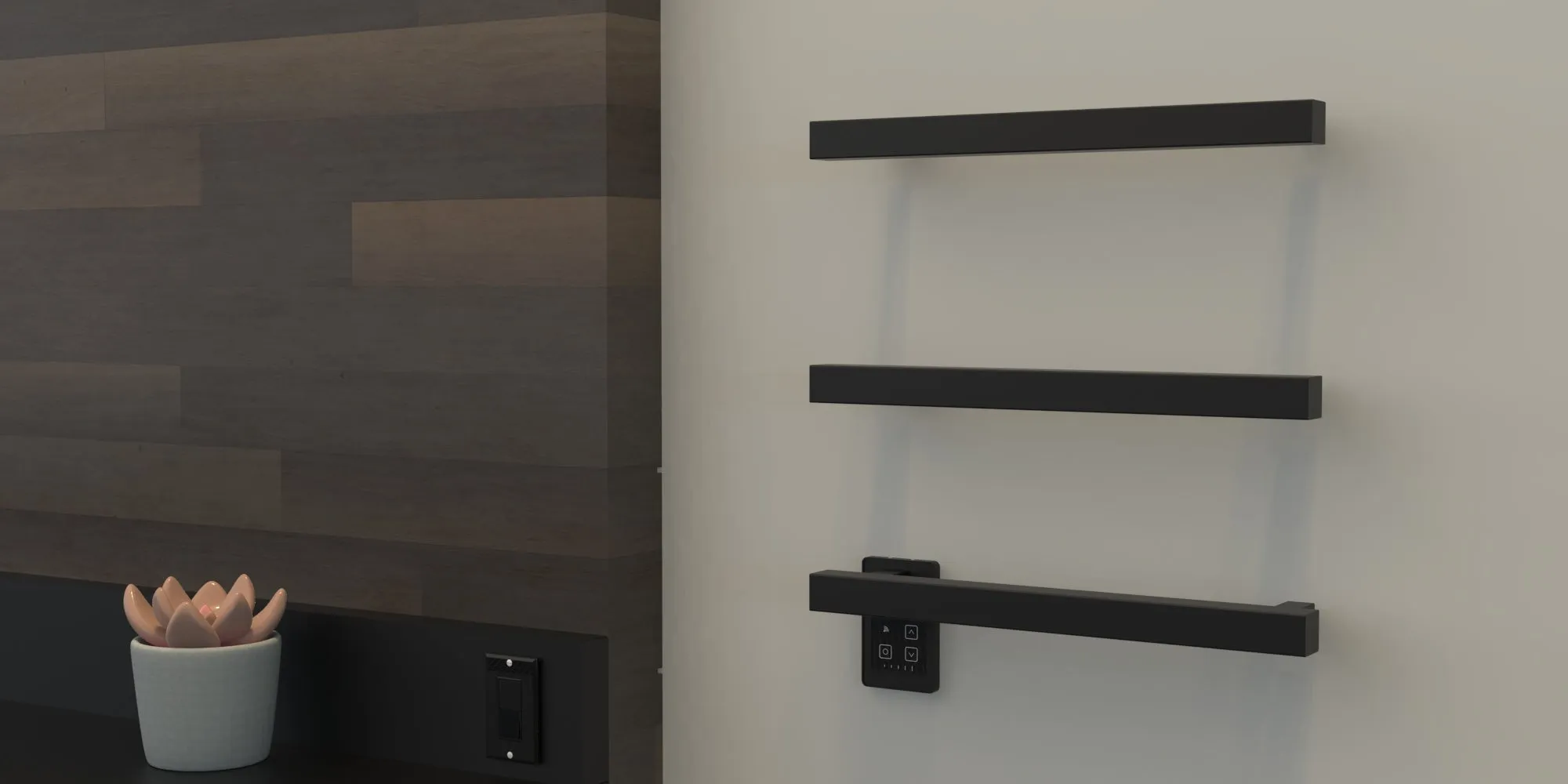 Amba - Modello i Collection - Model i20 Square Towel Warmer