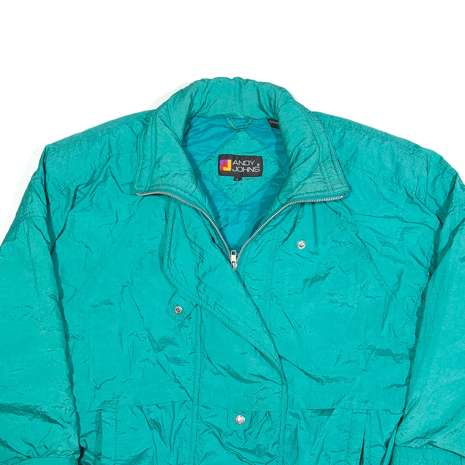 ANDY JOHNS Insulated Shell Jacket Blue Mens L