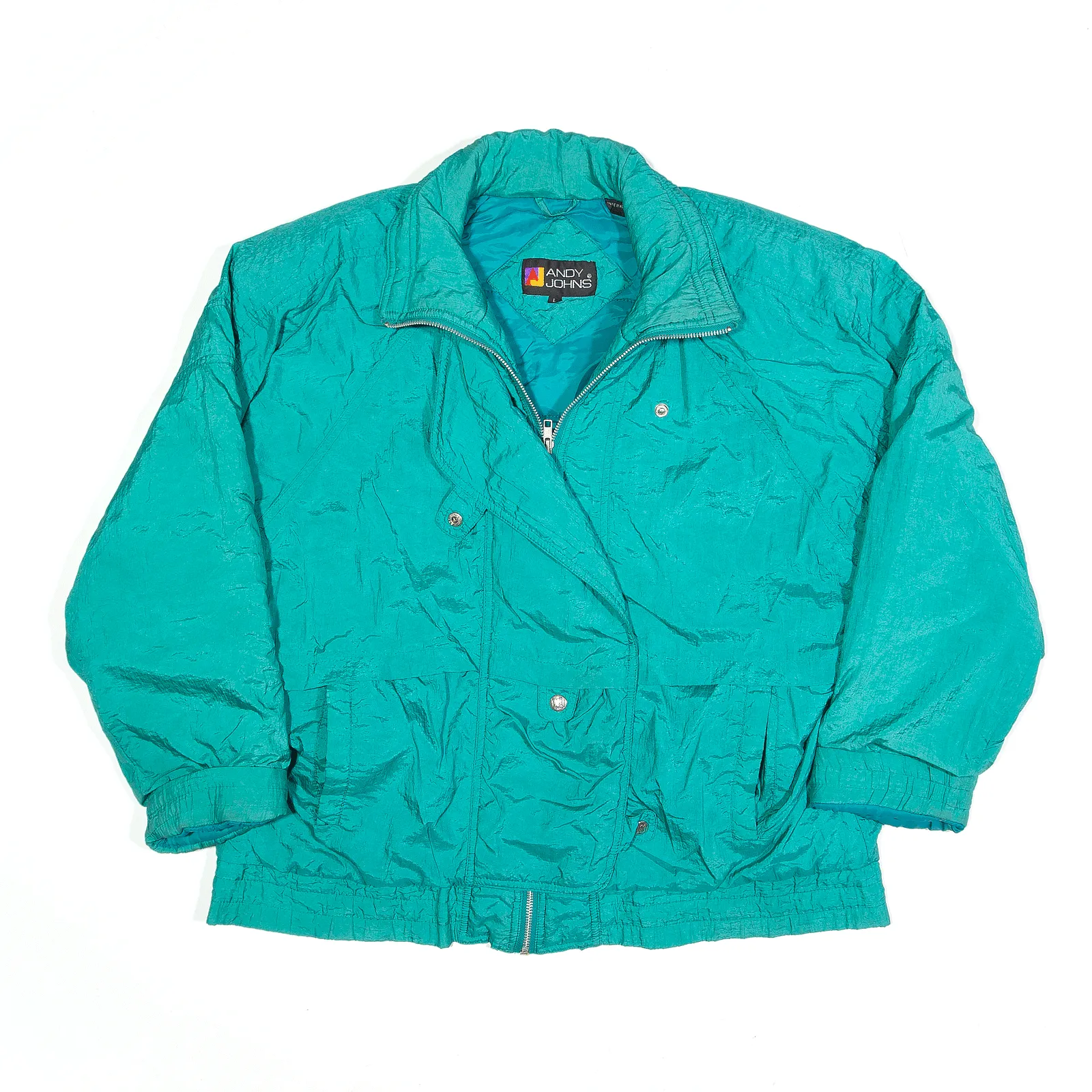 ANDY JOHNS Insulated Shell Jacket Blue Mens L
