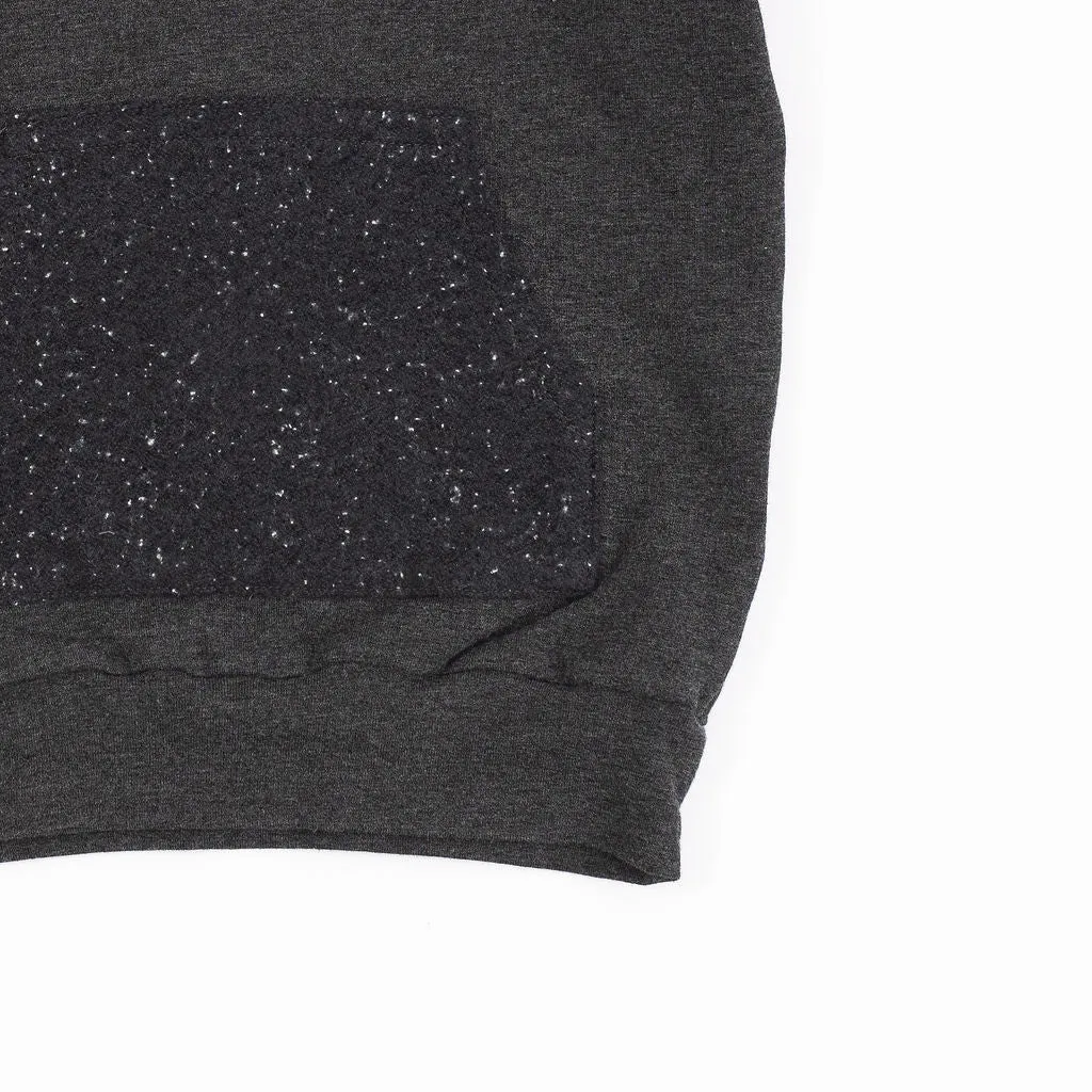 Bamboo Shawl Collar Sweatshirt in Shadow Speckle