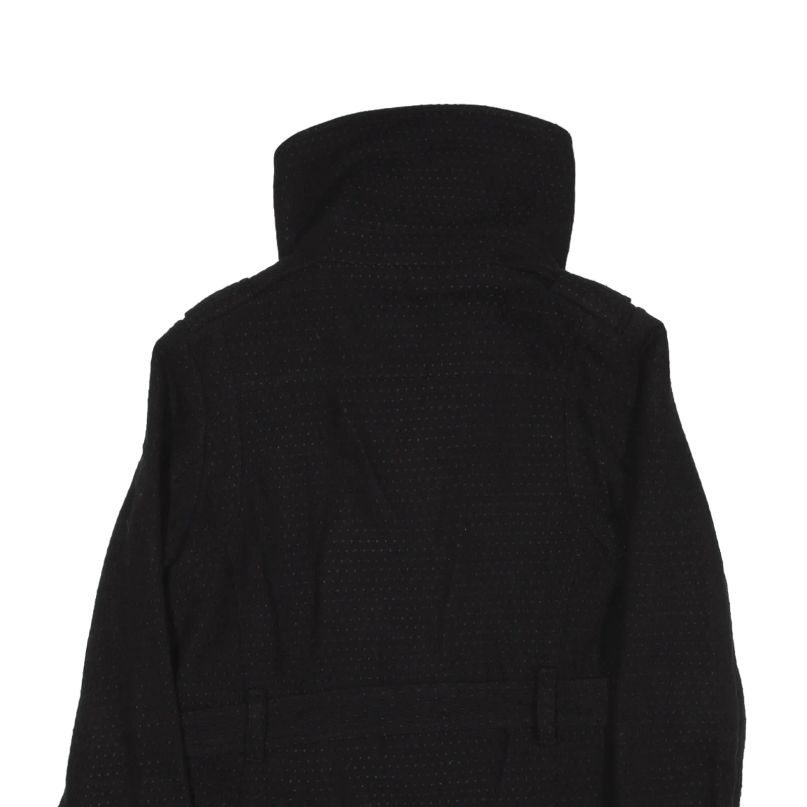 CALVIN KLEIN JEANS Overcoat Jacket Black Wool Womens S