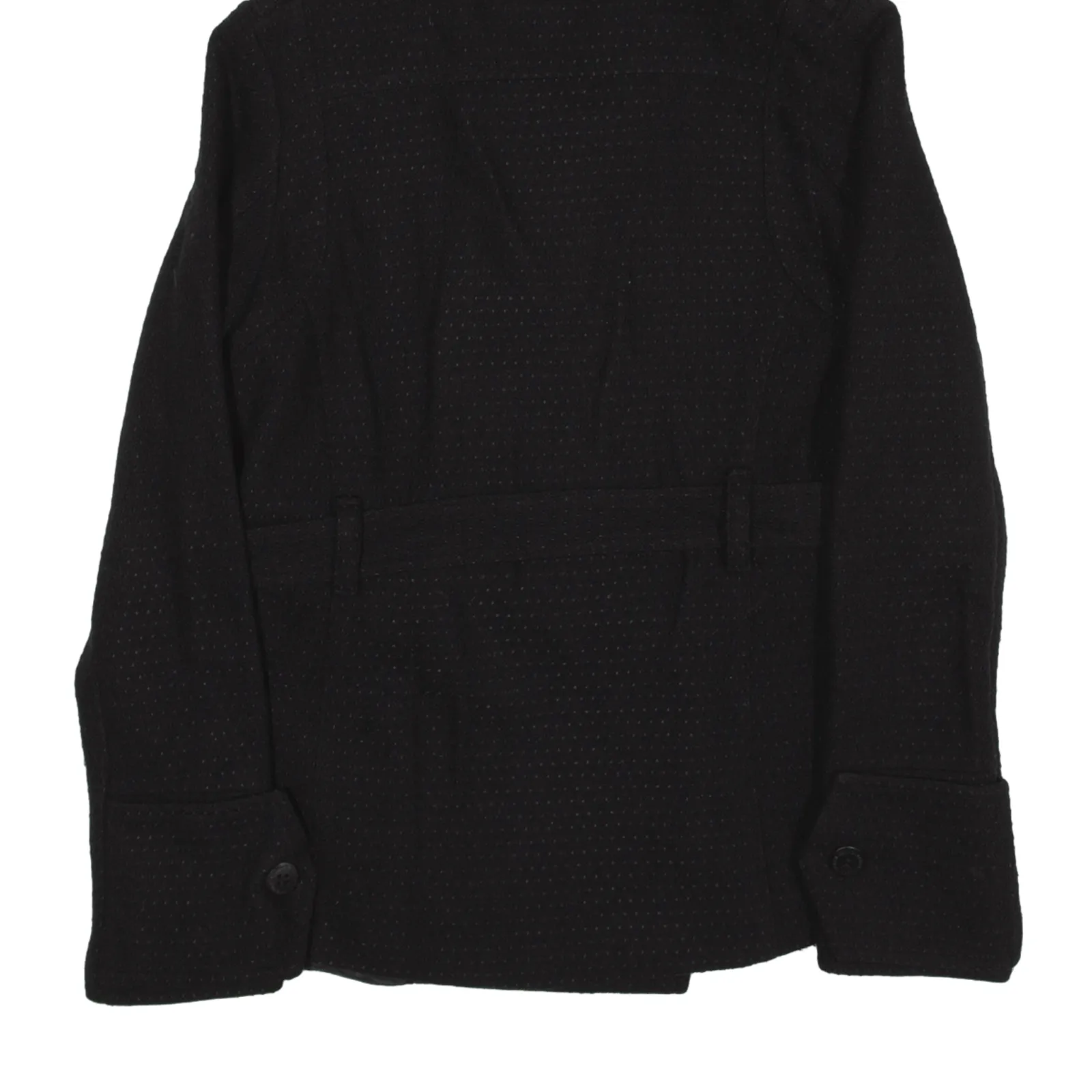 CALVIN KLEIN JEANS Overcoat Jacket Black Wool Womens S