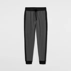 Charcoal Melange Side Panel Joggers