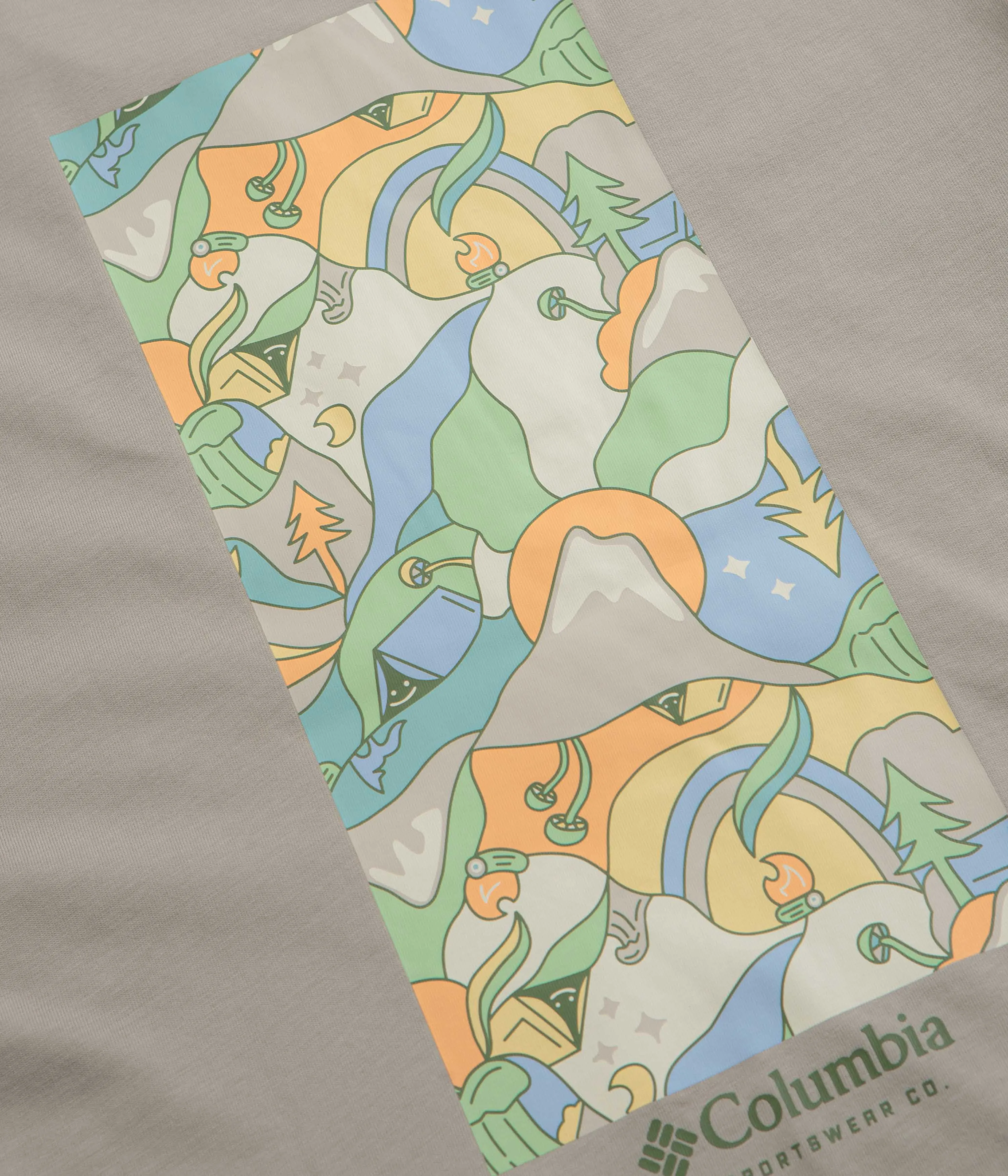 Columbia Explorers Canyon Back T-Shirt - Flint Grey / Epicamp Graphic