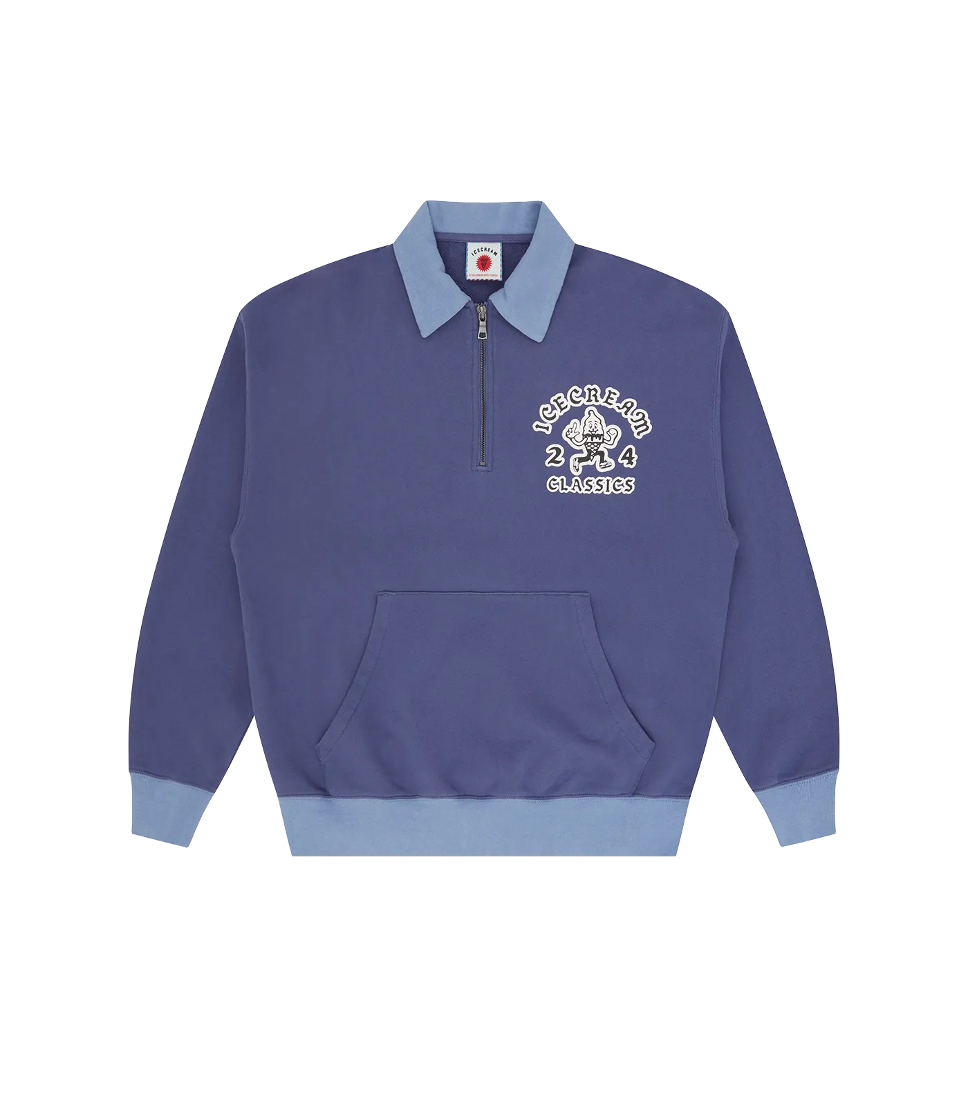 CONE MAN QUARTER ZIP - PURPLE