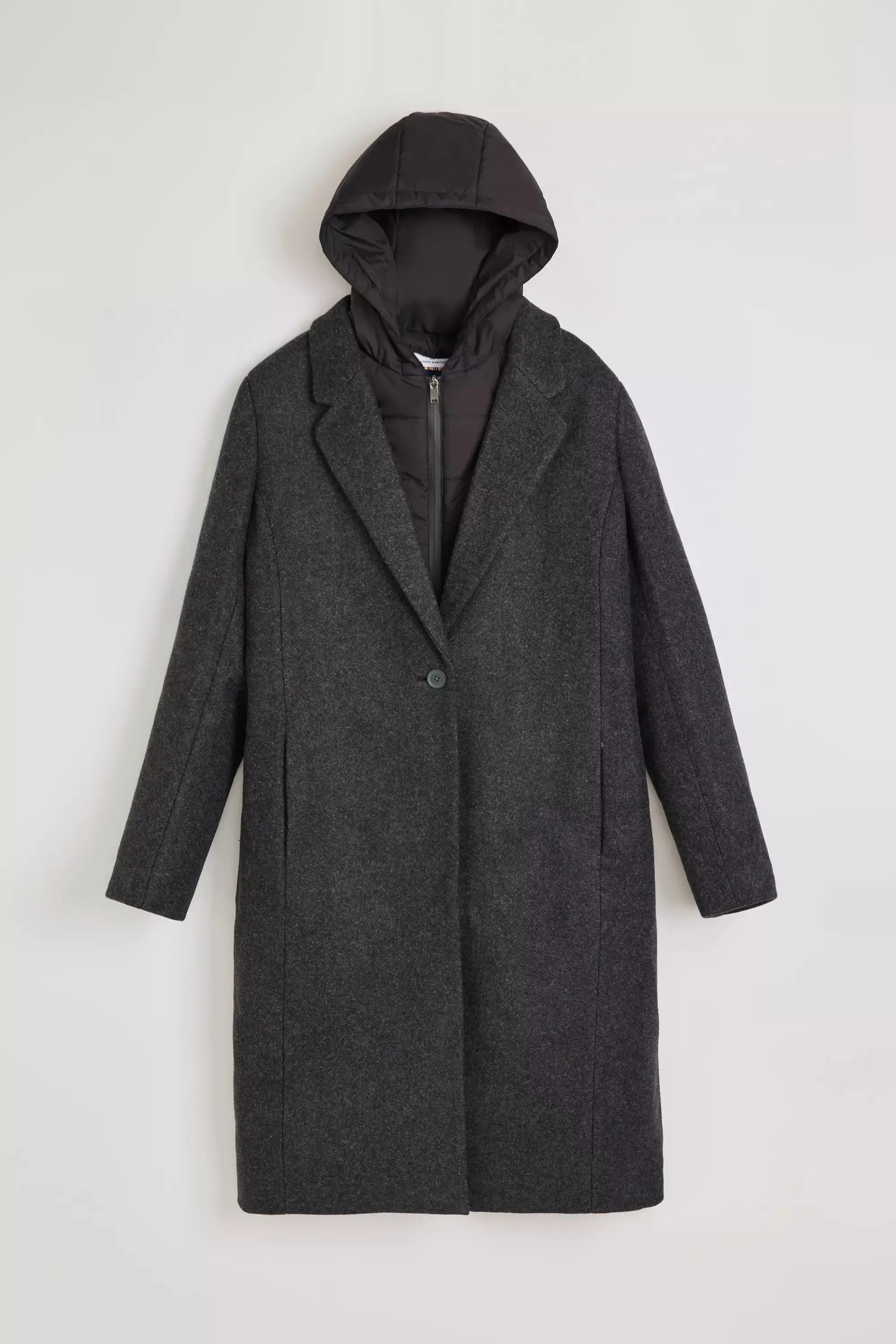Goal-Getter Overcoat with Removable Hooded Fooler