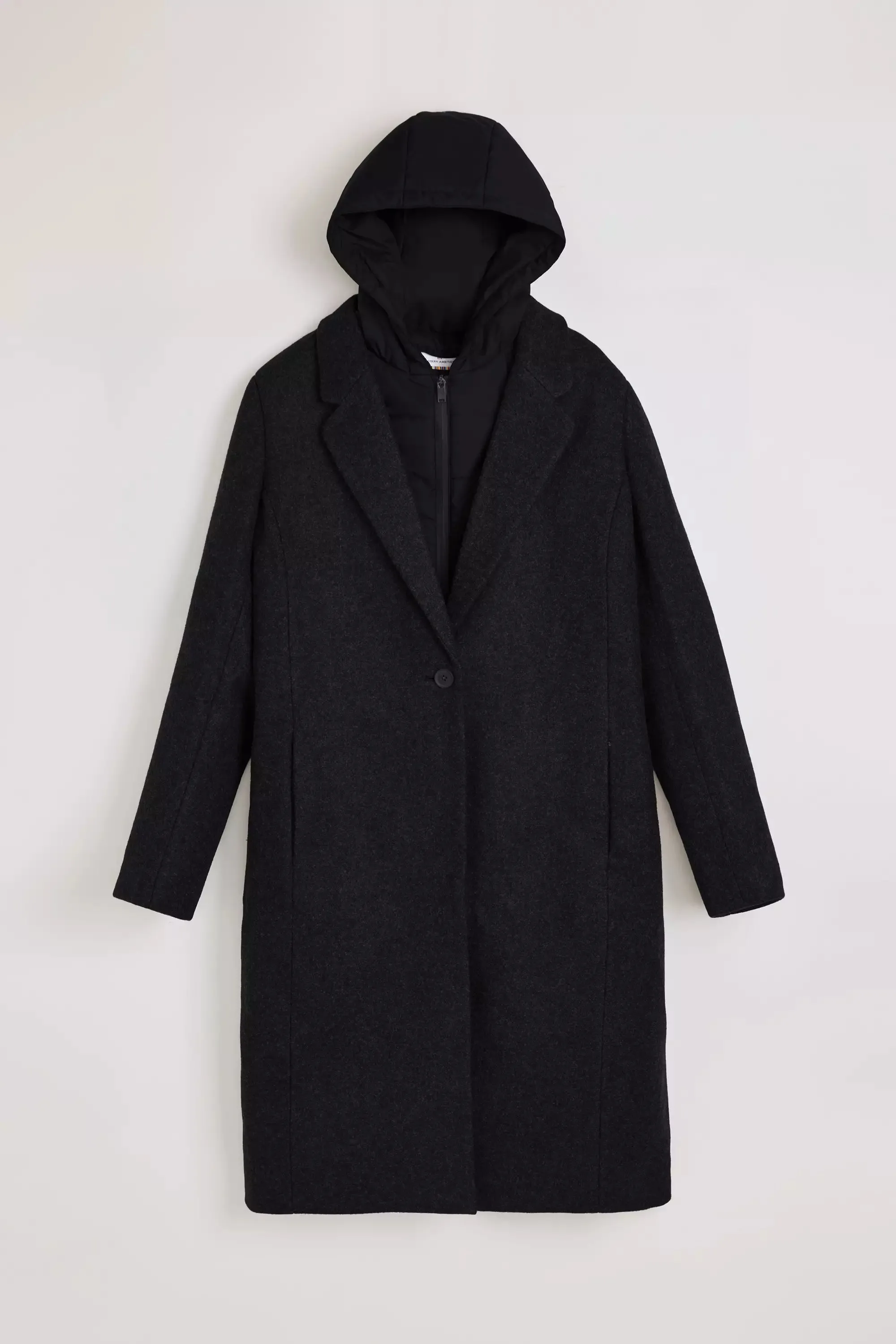 Goal-Getter Overcoat with Removable Hooded Fooler