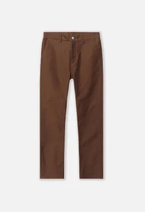 High Rise Straight Moleskin Pant / Cedar