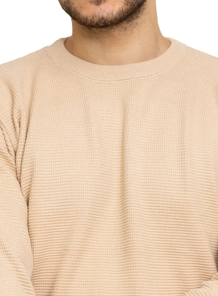 Latte Round Pullover