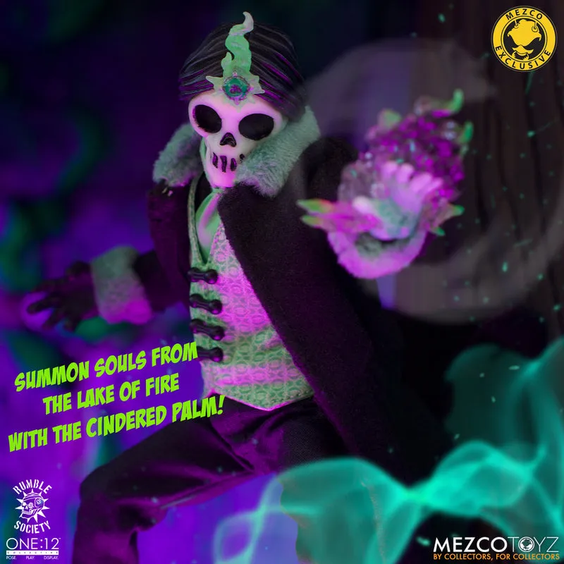 MEZCO One:12 Collective Rumble Society - Atticus Doom: Necroverse Edition Action Figure (Mezco Exclusive)