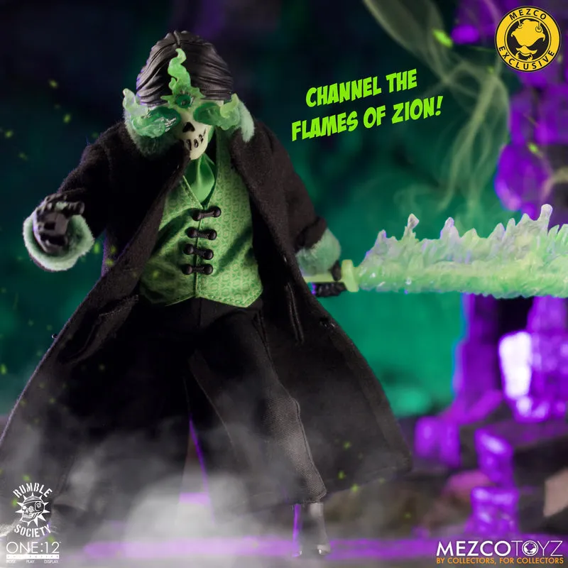 MEZCO One:12 Collective Rumble Society - Atticus Doom: Necroverse Edition Action Figure (Mezco Exclusive)