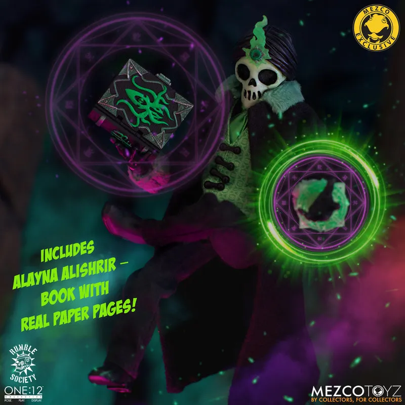 MEZCO One:12 Collective Rumble Society - Atticus Doom: Necroverse Edition Action Figure (Mezco Exclusive)