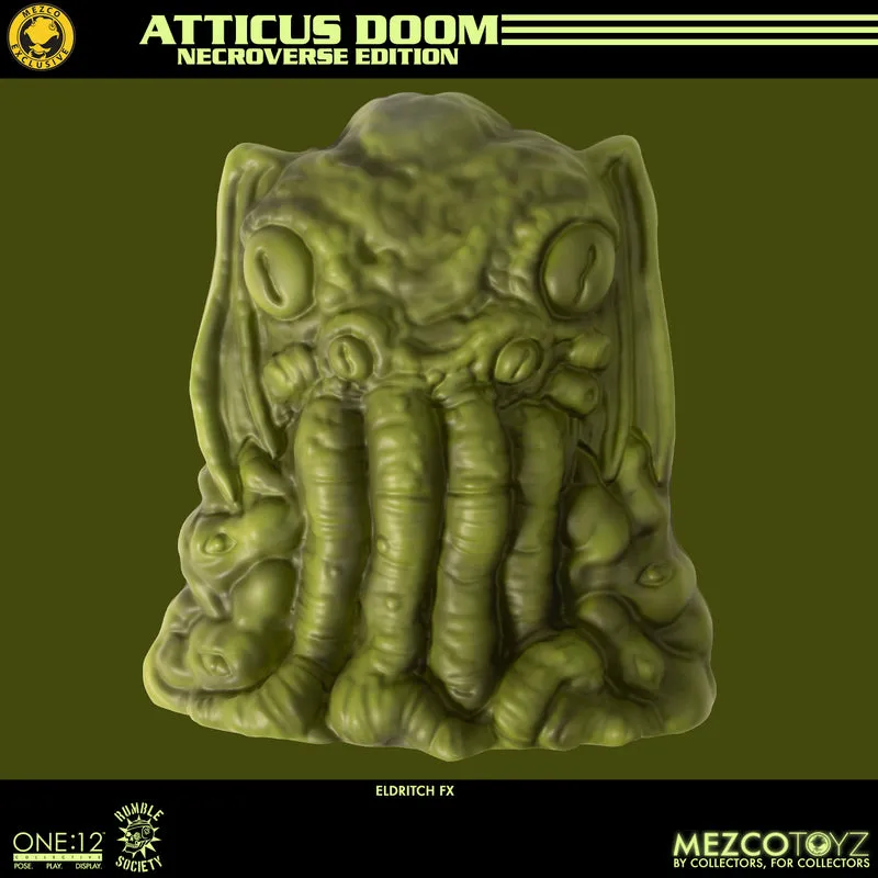MEZCO One:12 Collective Rumble Society - Atticus Doom: Necroverse Edition Action Figure (Mezco Exclusive)