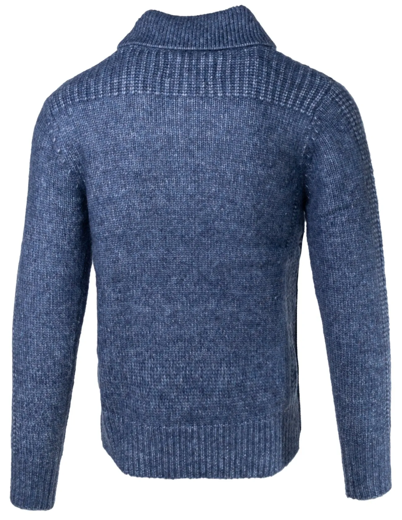 Midweight Triple Blend Shawl Collar Sweater
