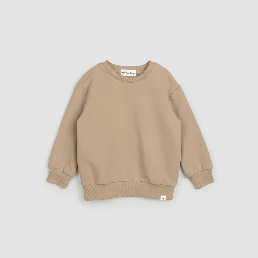 MIL Boys Sweatshirt Pullover Sand