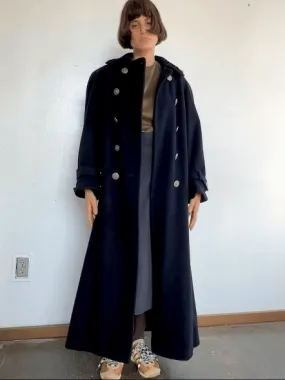 Nina Ricci Black Winter Maxi Coat (L)