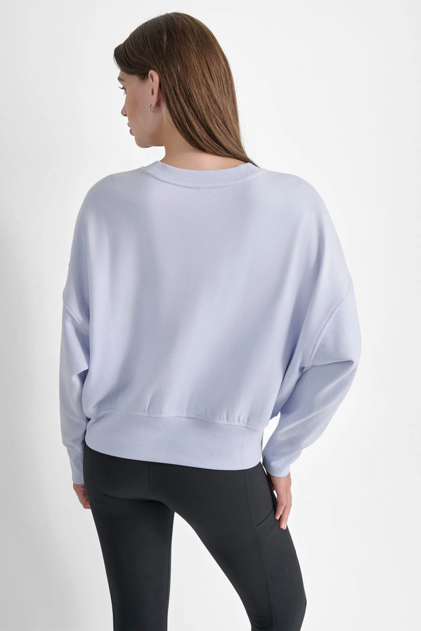 OMBRE SEQUIN LOGO PULLOVER