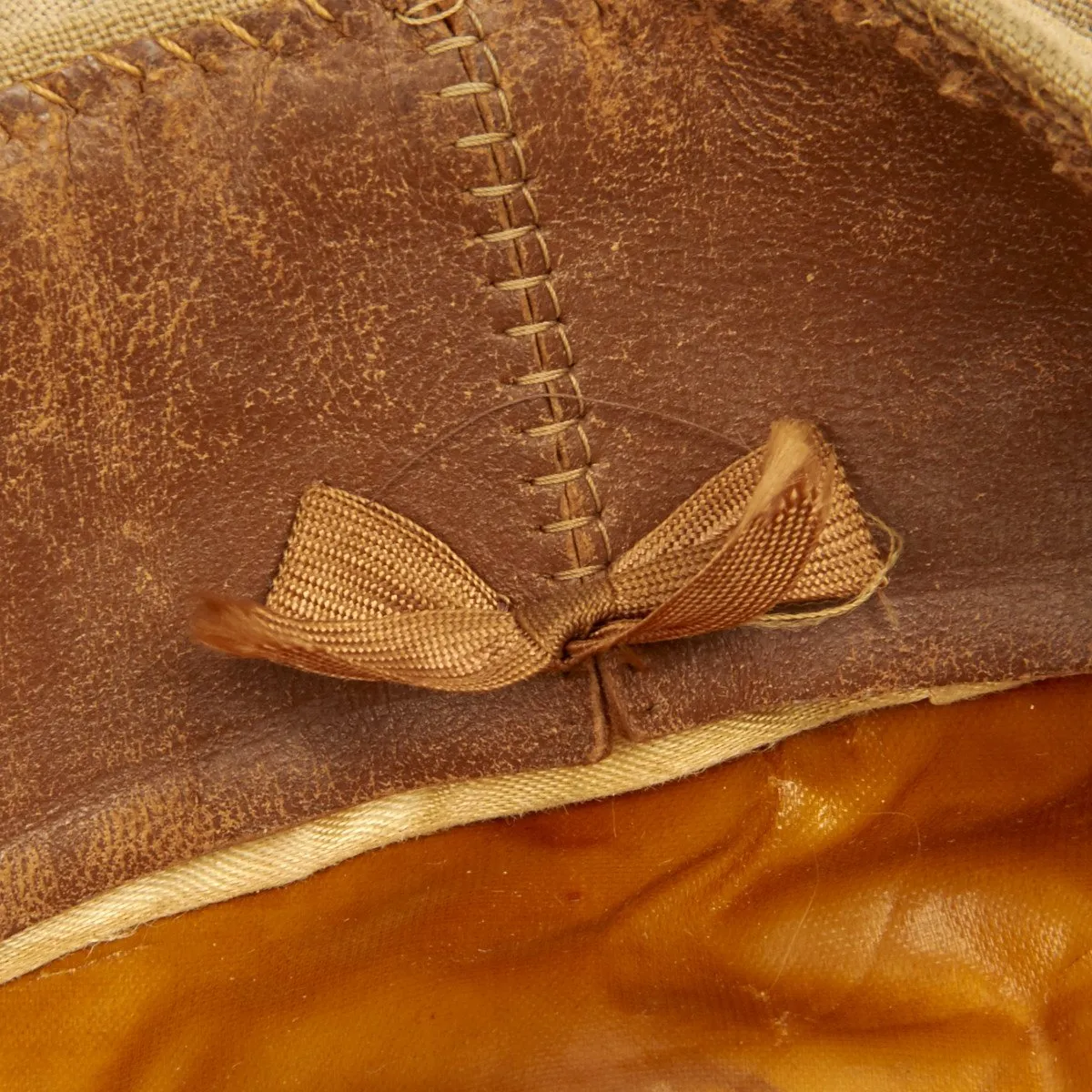 Original U.S. WWII USAAF Named Officer Crush Cap