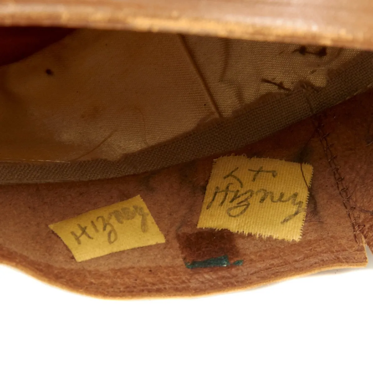 Original U.S. WWII USAAF Named Officer Crush Cap