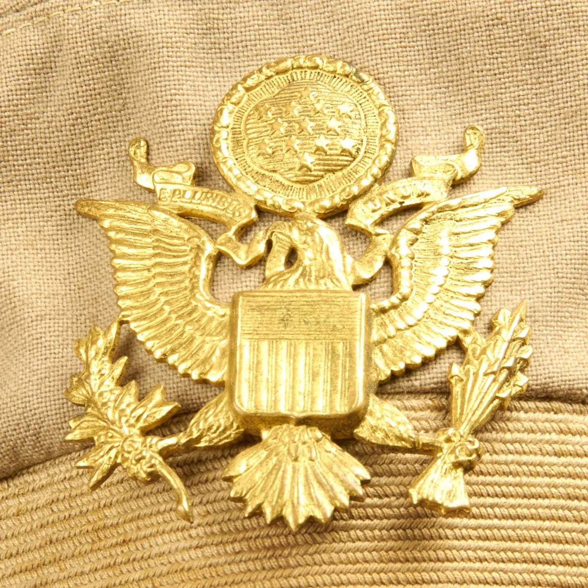 Original U.S. WWII USAAF Named Officer Crush Cap