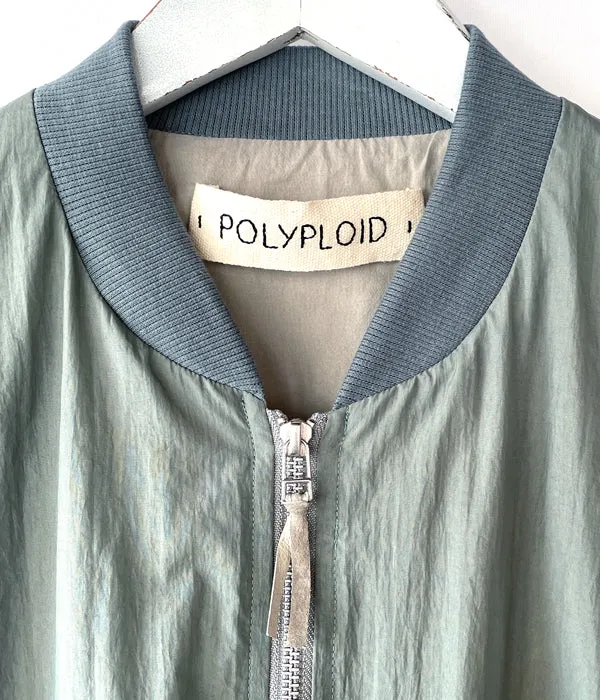 POLYPLOID/BOMBER JACKET B (BLUE GRAY)
