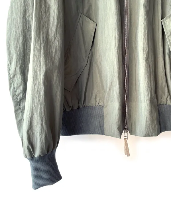 POLYPLOID/BOMBER JACKET B (BLUE GRAY)