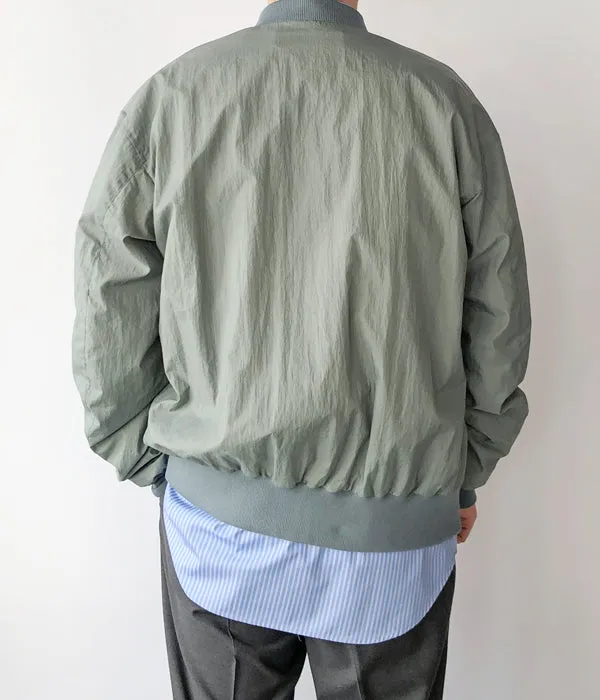 POLYPLOID/BOMBER JACKET B (BLUE GRAY)