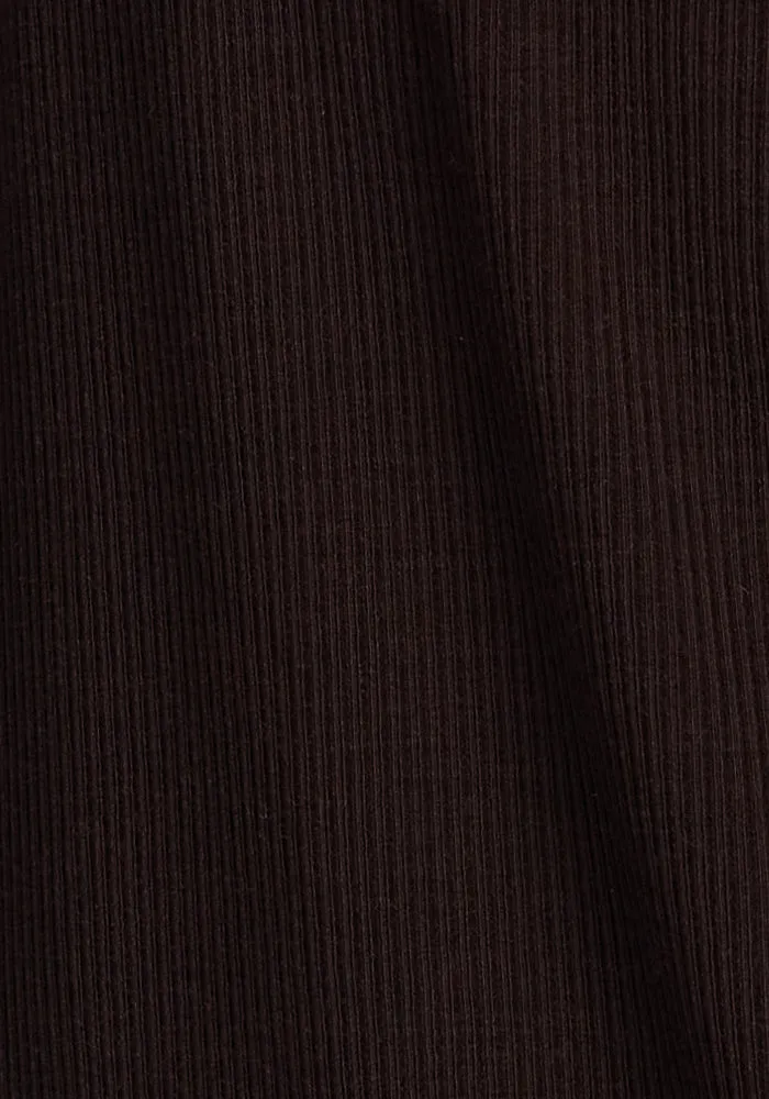Quinn Ribbed 1/4 Zip • Final Sale Deals! - French Roast