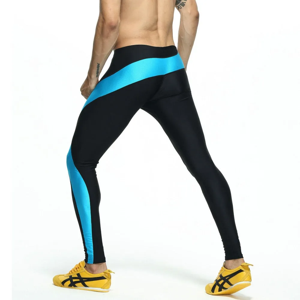 Running Tights Men Sports Tight Trousers Workout Joggers Base Layer Active Cool Dry Leggings Gym Tights