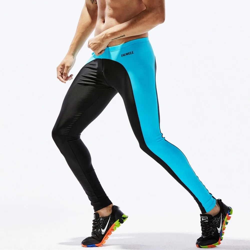 Running Tights Men Sports Tight Trousers Workout Joggers Base Layer Active Cool Dry Leggings Gym Tights