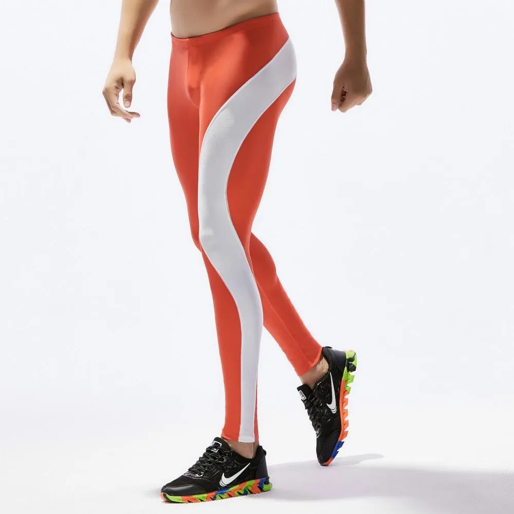 Running Tights Men Sports Tight Trousers Workout Joggers Base Layer Active Cool Dry Leggings Gym Tights