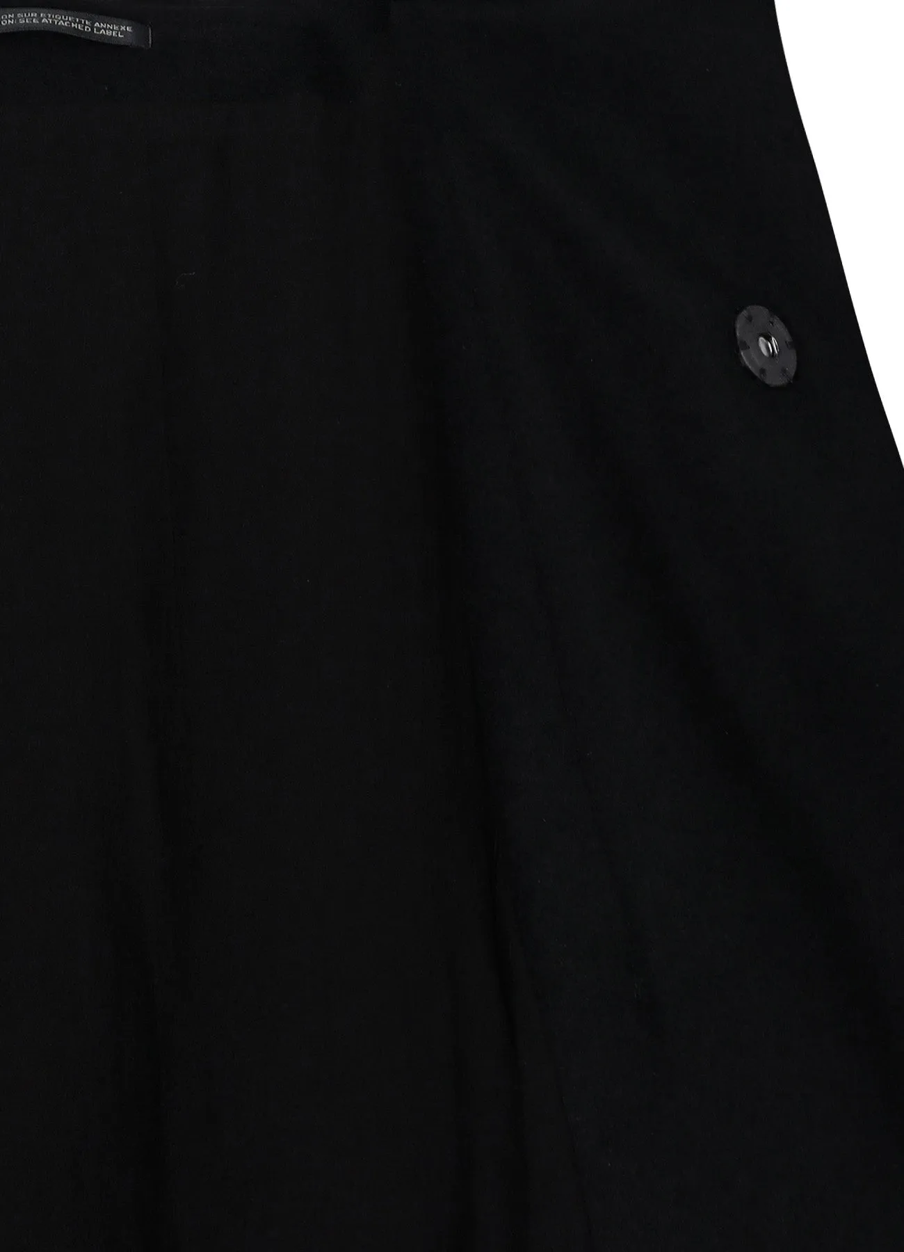 SUN DRYING SUPER100 MELTON BOX DETAIL STOLE COLLAR COAT
