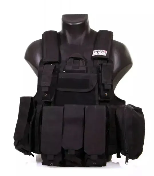 Swiss Arms Taktisk Vest CRS - Svart