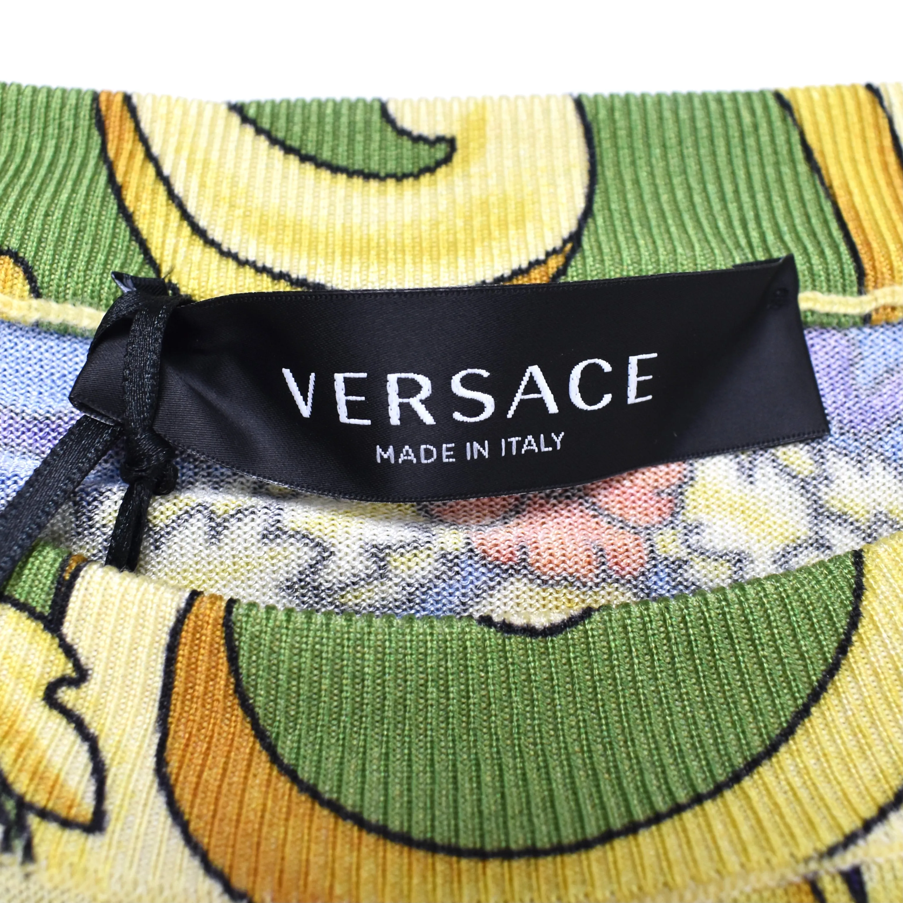 Versace - Barocco Renaissance Print 100% Silk Sweater