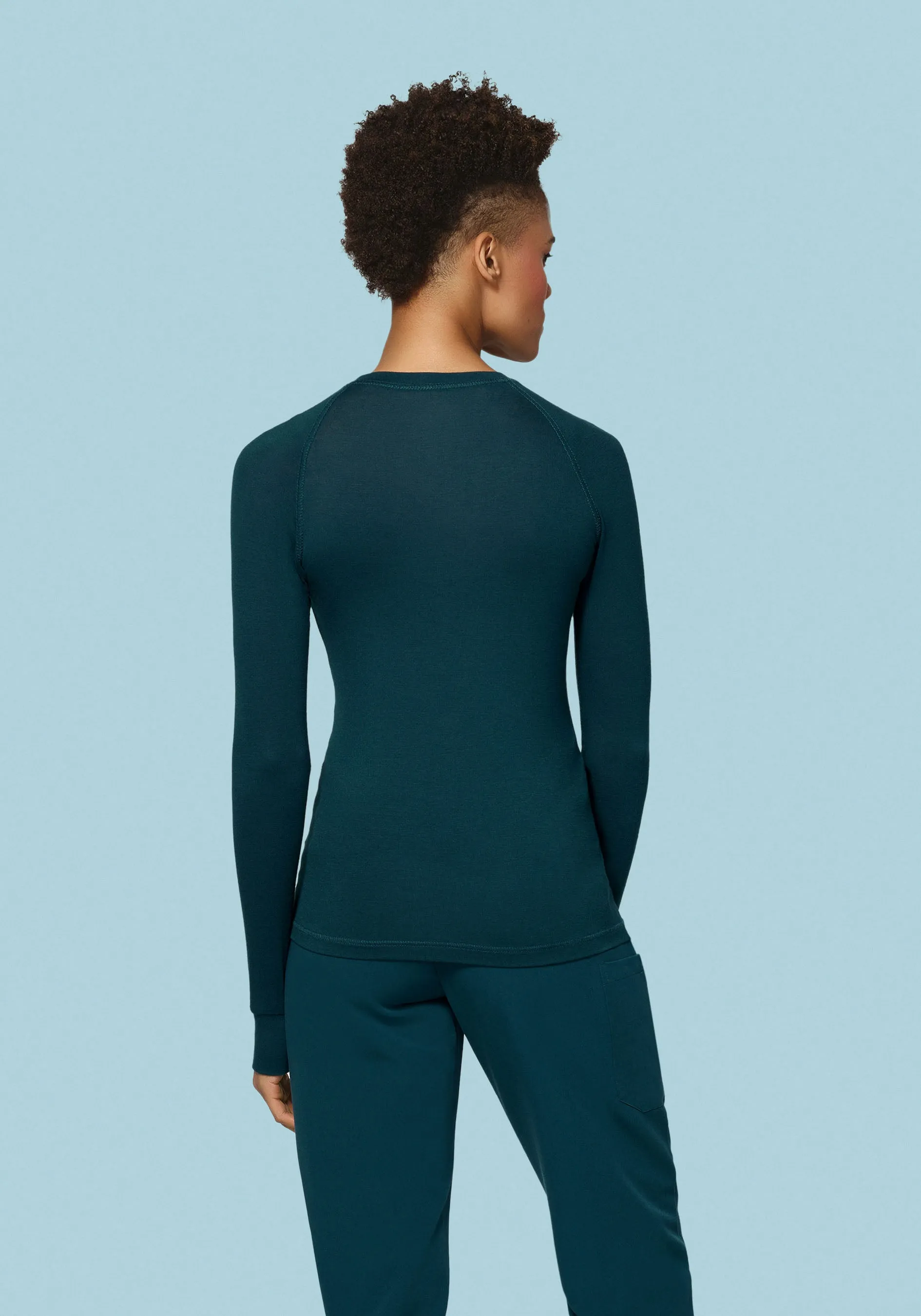 Women's Underscrubs Caribbean Blue