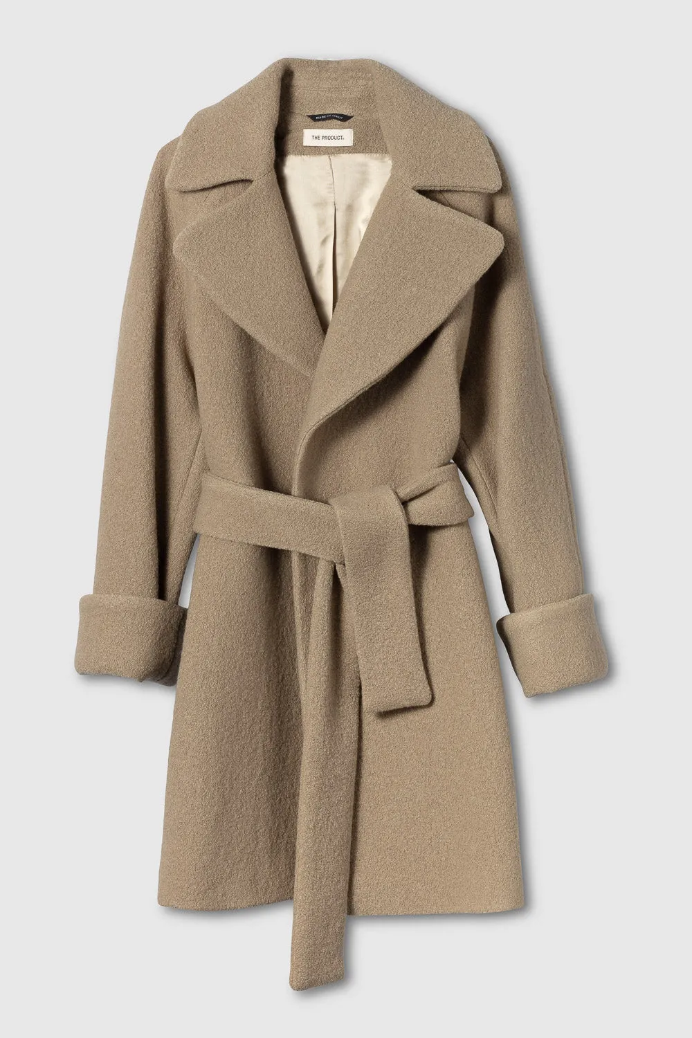 Wool Coat Mid Taupe
